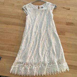 Wonder Nation Large white flower dress